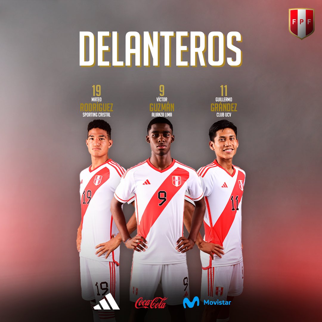 SeleccionPeru's tweet image. 𝗟𝗼𝘀 2️⃣3️⃣ 𝗳𝘂𝘁𝗯𝗼𝗹𝗶𝘀𝘁𝗮𝘀 𝗾𝘂𝗲 𝗿𝗲𝗽𝗿𝗲𝘀𝗲𝗻𝘁𝗮𝗿𝗮́𝗻 𝗮 𝗻𝘂𝗲𝘀𝘁𝗿𝗮 𝗕𝗶𝗰𝗼𝗹𝗼𝗿 🇵🇪 𝗲𝗻 𝗲𝗹 𝗖𝗢𝗡𝗠𝗘𝗕𝗢𝗟 𝗦𝘂𝗯 𝟭𝟳 𝗱𝗲 𝗘𝗰𝘂𝗮𝗱𝗼𝗿. 

#LaBicolorNosUne
#ArribaPerú 💪🏻