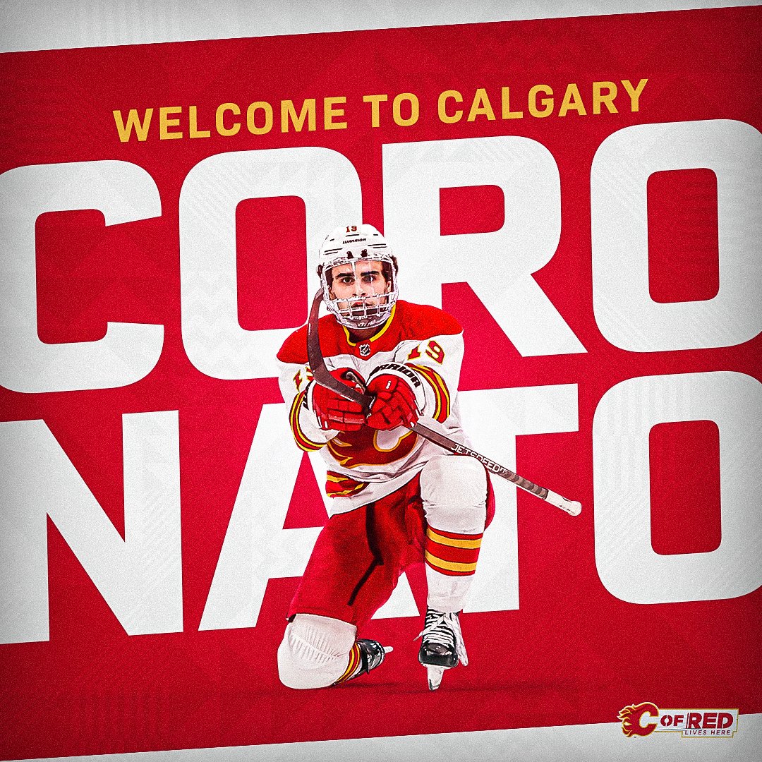 Welcome to the #CofRed, <a href="/MattCoronato/">Matt Coronato</a> 🔥