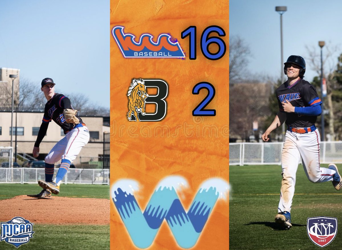 KCCWaveBaseball's tweet image. SUNDAY SWEEP = SERIES SWEEP. 8 in a row. 
Jonathan Fonseca and Francesco Bonvini both locked in W’s on the mound while Chris Jace had a day to remember hitting for the cycle in game one and collecting another two hits in game two. #OneThought #WaveBaseball #Njcaa #njcaabaseball