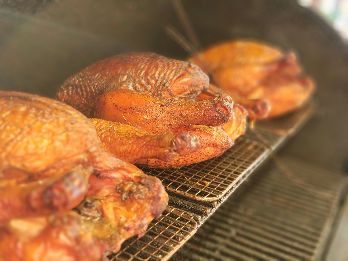 About to pull off the triplets from the smoker.

What y'all cookin?