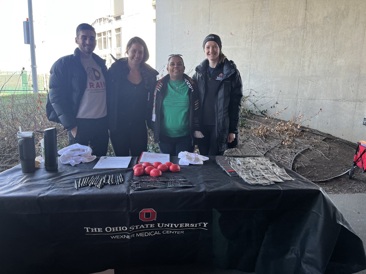 ohiostatepmr's tweet photo. 5K for #braininjuryawarenessmonth with
@OhioStateCBI @OhioStateBRAIN @ohiobraininjury @s_bavishi @NateDusseau_II @hireskedar &amp;
Dodd Rehabilitation!
Y’all are Super Supporters! https://t.co/bnlWB2IZPK