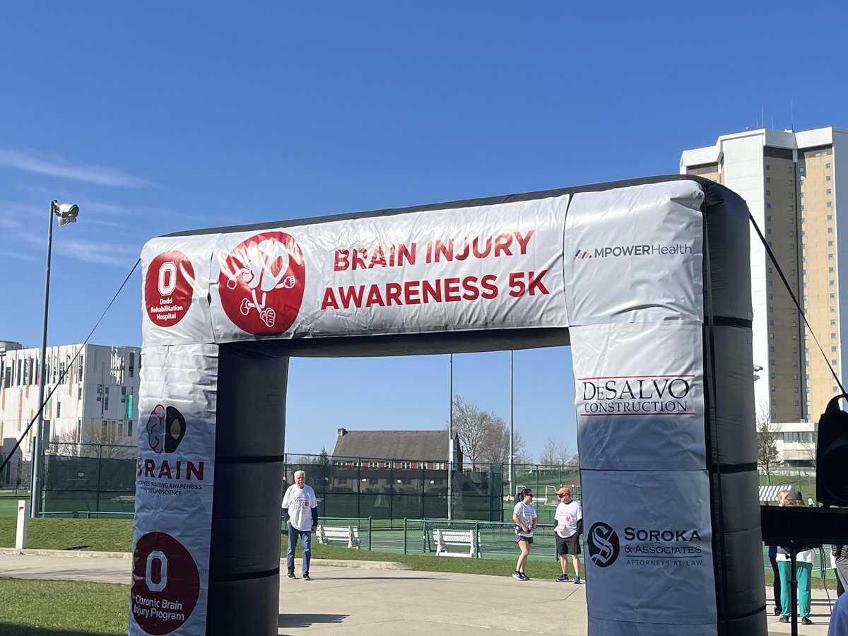 ohiostatepmr's tweet photo. 5K for #braininjuryawarenessmonth with
@OhioStateCBI @OhioStateBRAIN @ohiobraininjury @s_bavishi @NateDusseau_II @hireskedar &amp;
Dodd Rehabilitation!
Y’all are Super Supporters! https://t.co/bnlWB2IZPK