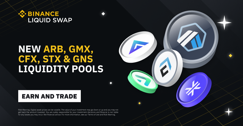 binance's tweet photo. #Binance Liquid Swap adds 6 new Liquidity Pools.