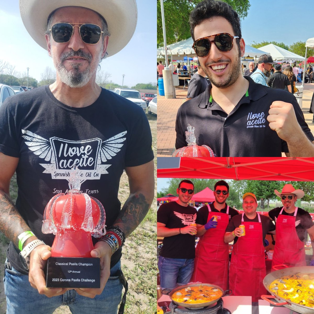 69vagamundos's tweet photo. ¡Pues hemos ganado el #paellachallenge 2023!
1a plaza categoría clásica
#sanantonio #texas 
@ILOVEACEITE_US 
El trofeo se irá a nuestro kuevo restaurante. https://t.co/CQssRuJejB
