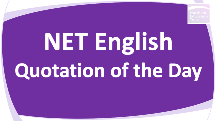 NET_English_'s tweet photo. ‘Out, out, brief candle!’
(MACBETH, 5.5)

‘The world is not thy friend nor the world’s law; / The world affords no law to make thee rich; / Then be not poor, but break it, and take this.’
(ROMEO AND JULIET, 5.1)

#Quotationoftheday https://t.co/XcxuBXxKwT