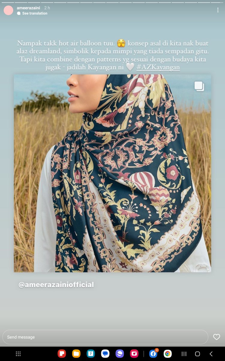 eandrose's tweet image. Ladies yang nak tampil ayu &amp;amp; anggun masa raya boleh tengok koleksi Ameera Zaini Tentang Raya. Dm me for full katalog.
#aztentangraya
#tudungraya
#printedscarf