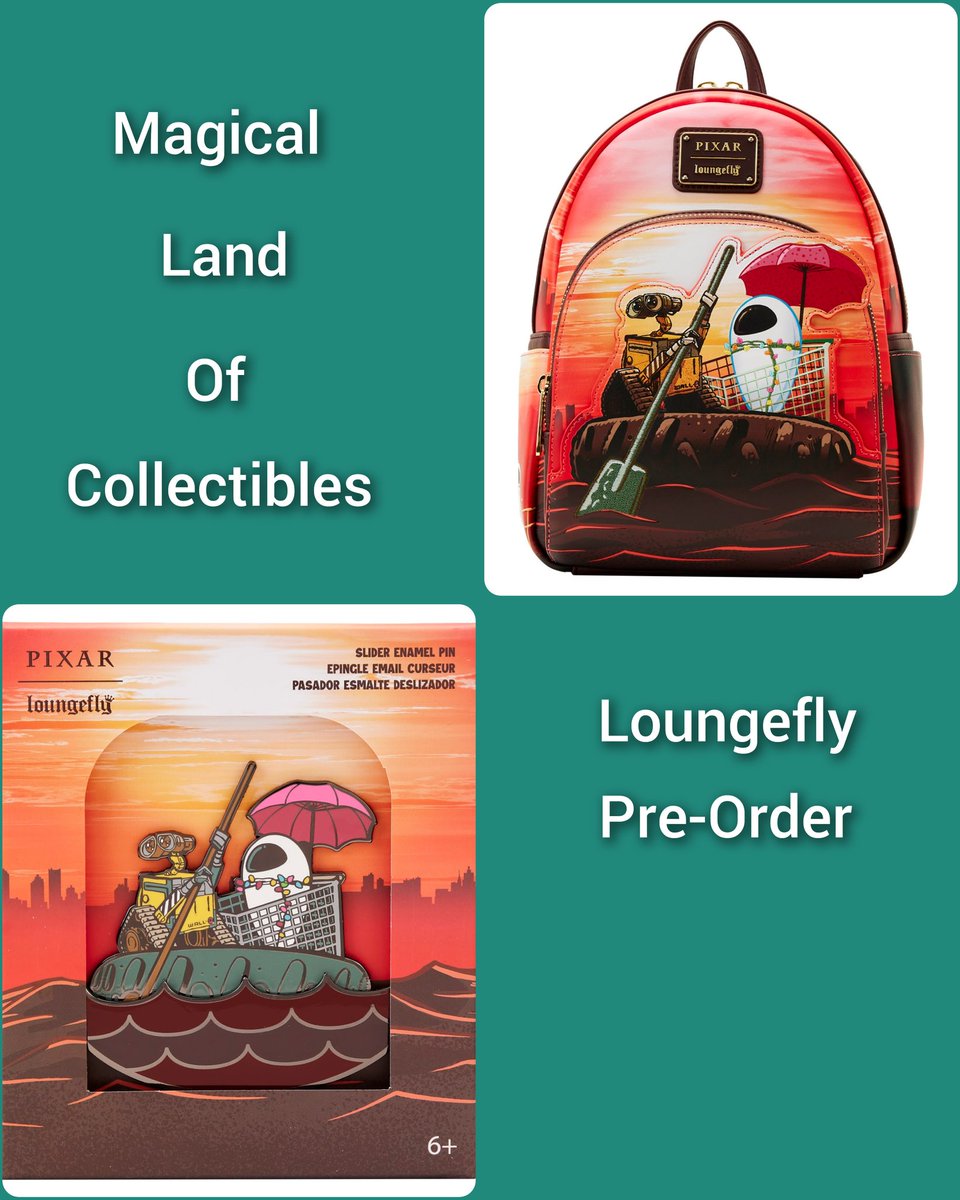 Wall-E Loungefly pre-orders are up ! Better late than never 😅

#walle #eve #backpack #loungefly #loungeflybags #loungeflypins #disney #disneycollectibles #disneypin #disneybag #pin #magicallandofcollectibles