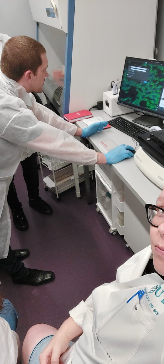 NiinaIn3D's tweet photo. #Celleste and #EVOS training today at @UTSFEIT, brilliant stuff with Oliver from @thermofisher. The poor EVOS though looks like it has an eternal case of the Mondays. #phdlife #ICanSeeTheLight #Bioengineering https://t.co/5uJnqzV7SS