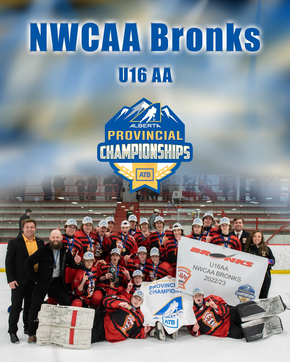 The <a href="/nwcaahockey/">NWCAA</a> Bronks are your U16AA Provincial Champions!

Photo: Alan Maudie

#HAProvincials #TeamATB