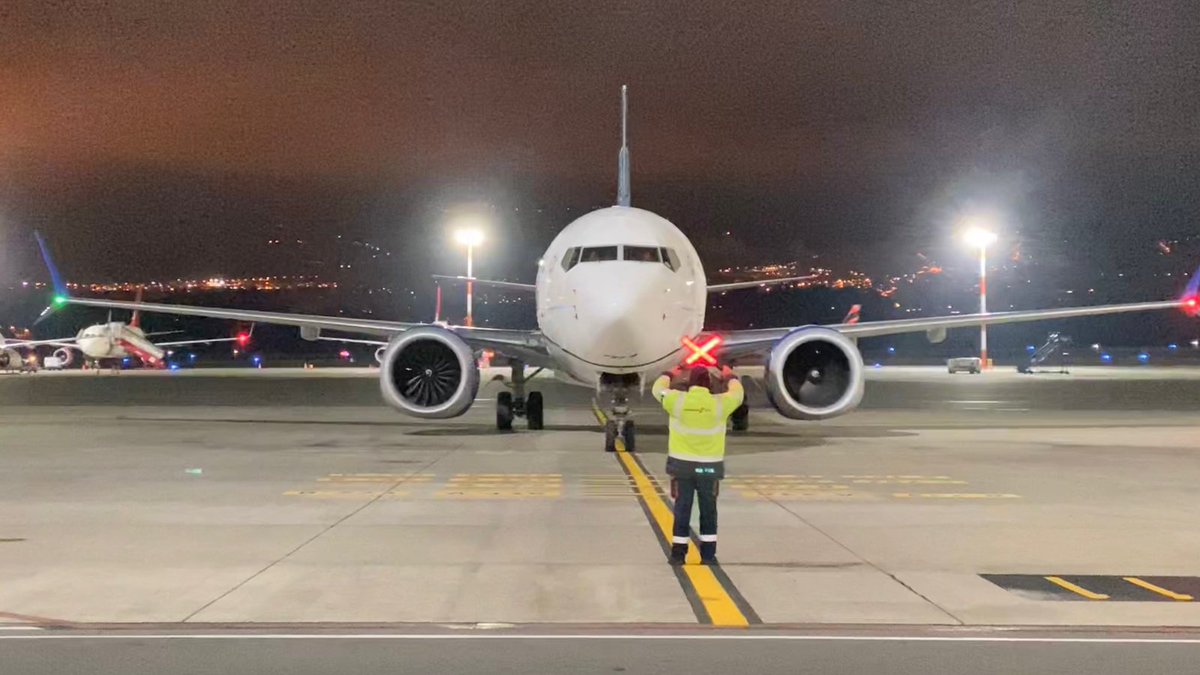 AeropuertoUIO's tweet photo. ✈️👏🏽
¡Noticias emocionantes desde el #AeropuertoUIO! ¡Felicitamos a @united por su nueva aeronave Boeing 737 MAX! A partir de hoy, formará parte de nuestra familia. ¡United está transformando la experiencia de viaje con esta aeronave! #Boeing737MAX https://t.co/q9Q7dcxYZh