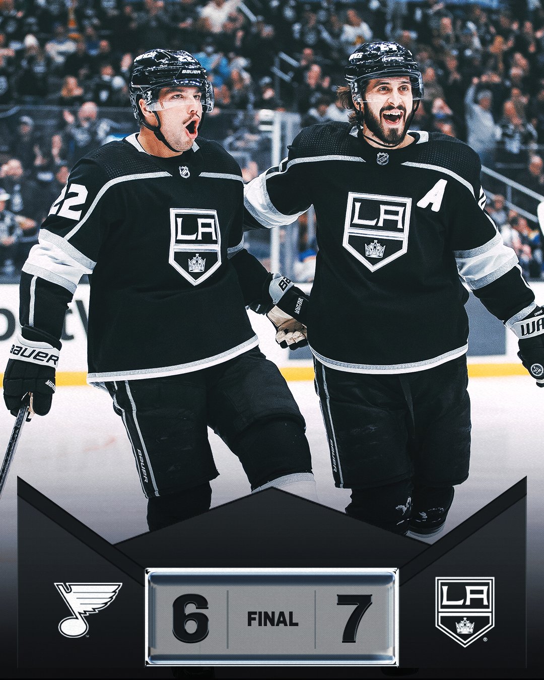 NHL on X: Puttin' it in reverse tonight for the @LAKings