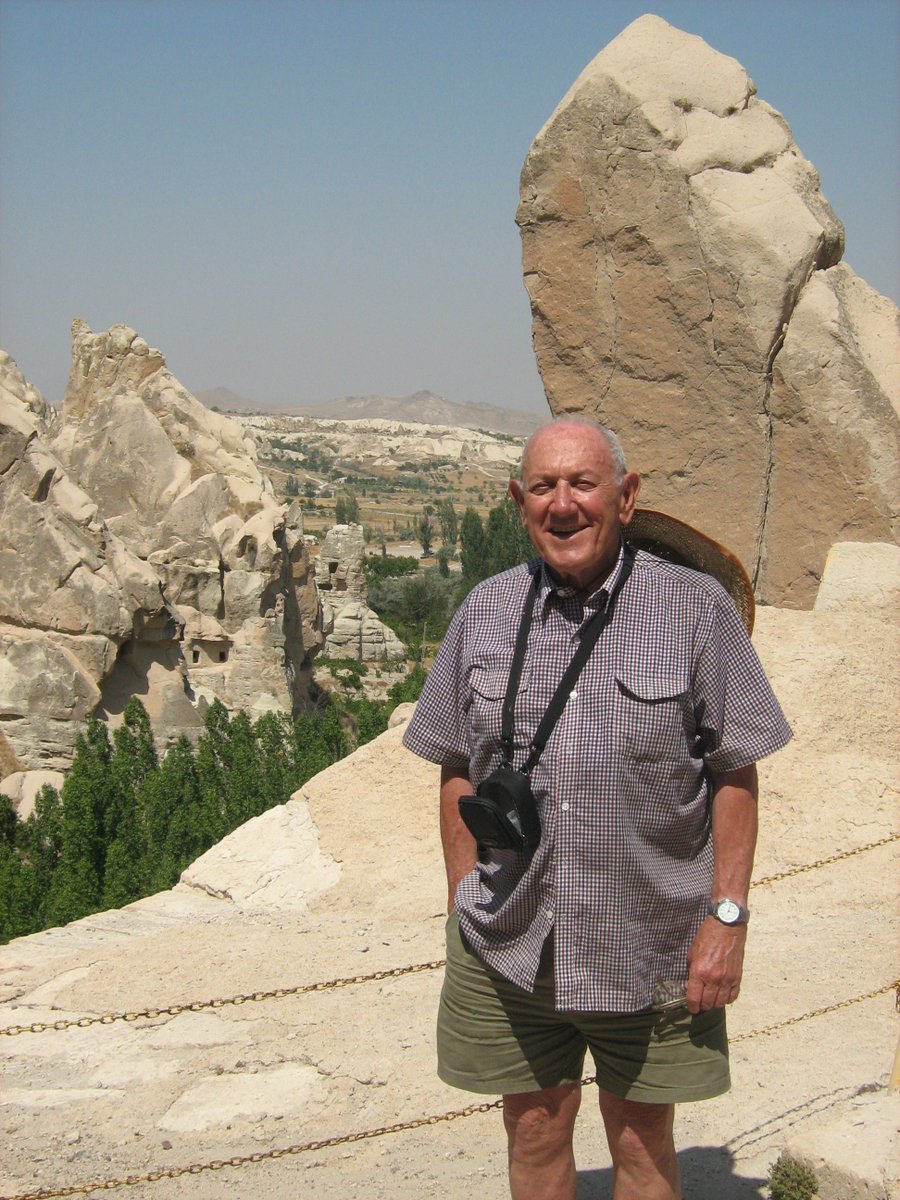 I found this pic of my Dad today. He was 78 when we travelled through #Turkey together. He died 5 yrs later from cancer, with no regrets #literarytourism 'You are my sunshine' in my book of #travelessays is about him. It's in Exploring Turkish Landscapes amzn.to/3TPCXsq