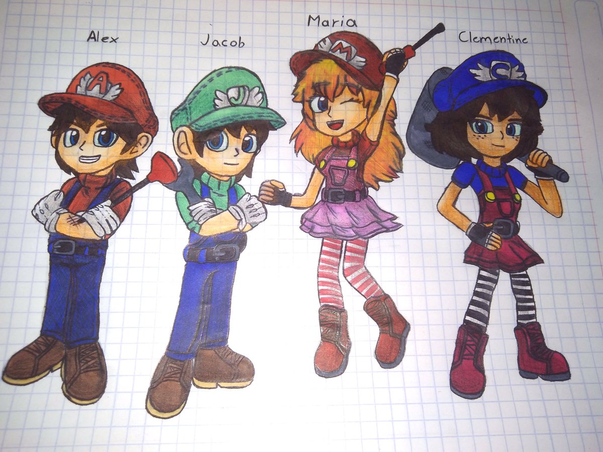 HTH345Official's tweet photo. Super Alex Friends!!!🍄 (Art Made By @WoodyXD2_2003) https://t.co/dTyiaH2Wvr
