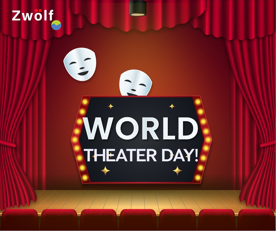 ZwolfApp's tweet photo. Today is World Theater Day. It's a day to celebrate theater and the contribution of theater artists to our community. Happy World Theater Day to all artists and theater lovers!
@ZwolfApp
#theaterday #artist #entertainment #zwolfapp #socialmediaapp #businesslistingapp https://t.co/TsUeVQts9Q
