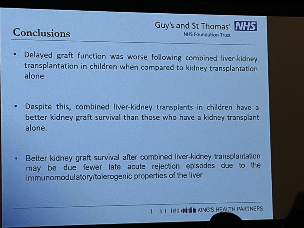 #IPTA2023 Kidney transplant outcomes in single organ versus combined liver/kidney transplantation