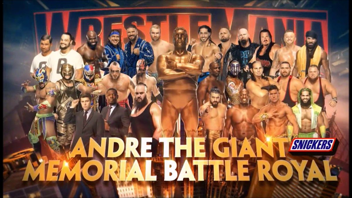 A lot of people hate on the Andre The Giant Memorial Battle Royal. Some say it’s not important, it doesn’t mean anything 

My question is, how would you make this match important? 🤔🤔 