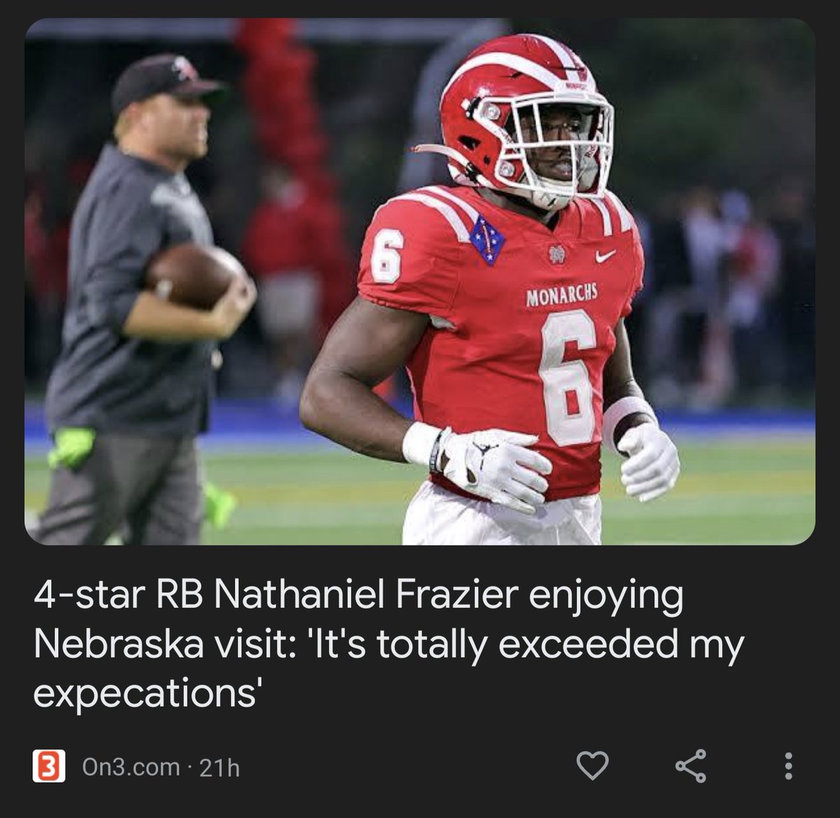 HuskGuys's tweet photo. "Nebraska has Totally exceeded my expectations"

"The experience was crazy"

"Coach Rhule is building something special"

"The fans are different - the love they show is for sure unlike any other" https://t.co/rrBPfFcVlx