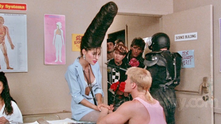EugWSerra's tweet photo. On April 12, 1991, Class of Nuke 'Em High 2: Subhumanoid Meltdown was released. #ClassOfNukeEmHigh2SubhumanoidMeltdown #LloydKaufman #BrickBronsky #LisaGaye
#LeesaRowland https://t.co/by3ynUMr0n