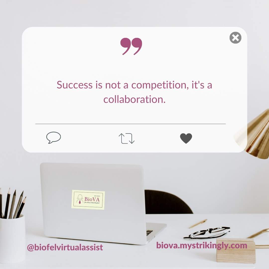 VABiofel's tweet photo. Success isn't about outdoing others - it's about uplifting each other. When we work together towards a common goal, we can achieve so much more than we ever could alone. 💪 Whether it's in business, relationships, or personal growth, collaboration is key to reaching new heights. https://t.co/tX4aNn0C1U