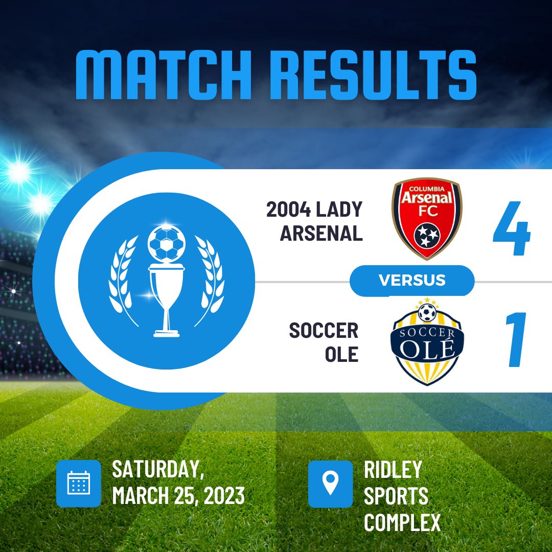 ColumbiaArsenal's tweet photo. Congratulations to the 2004 Lady Arsenal, 2007 Lady Arsenal, and 2014 Lady Arsenal teams! Great work this weekend!  #ColumbiaFC #WeAreArsenal https://t.co/nZEnOh5M4j