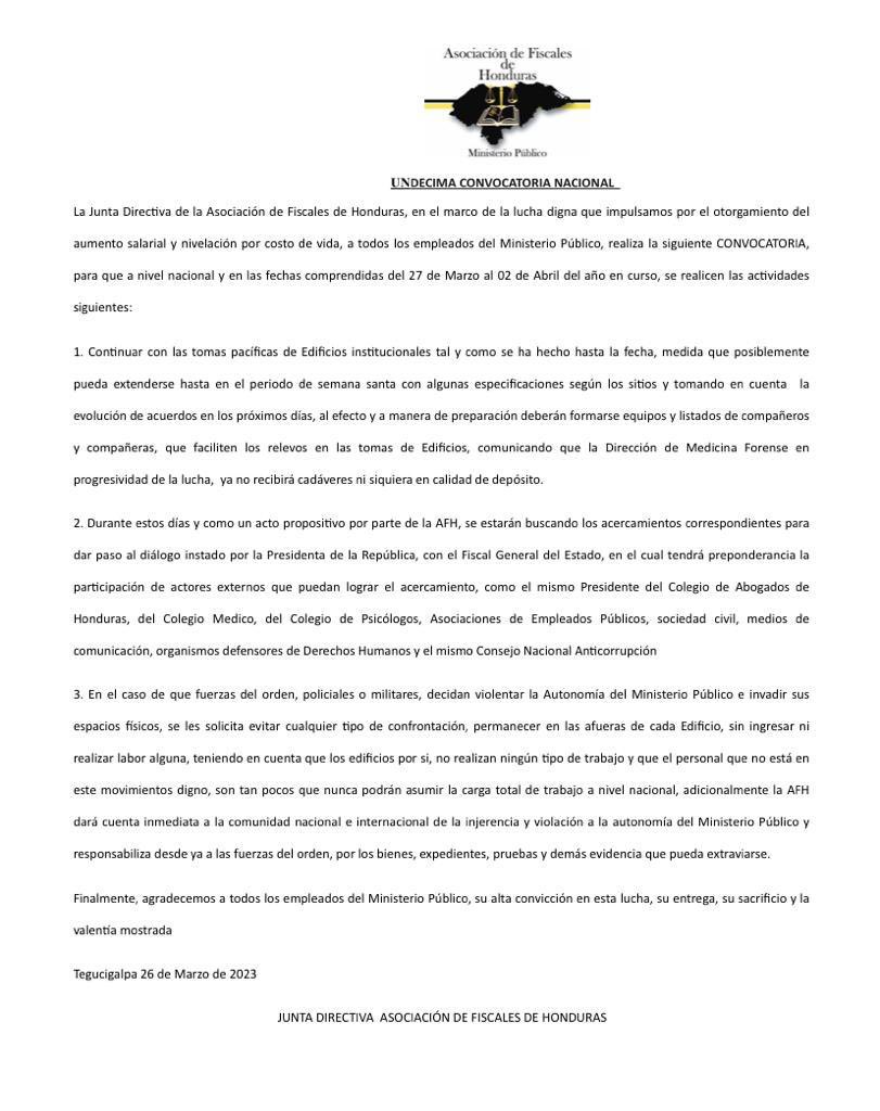 af_hond's tweet photo. @MP_Honduras @XiomaraCastroZ @gobprensaHN @CONADEH @cnahonduras @ColAbogHN @TN5Telenoticias @HCHTelevDigital @Telemundo @radioamericahn @villanuevasemma @RoqueNatalie @CONADEH @ONUHonduras @UNESCOMexico @usembassyhn https://t.co/42D3i71giY