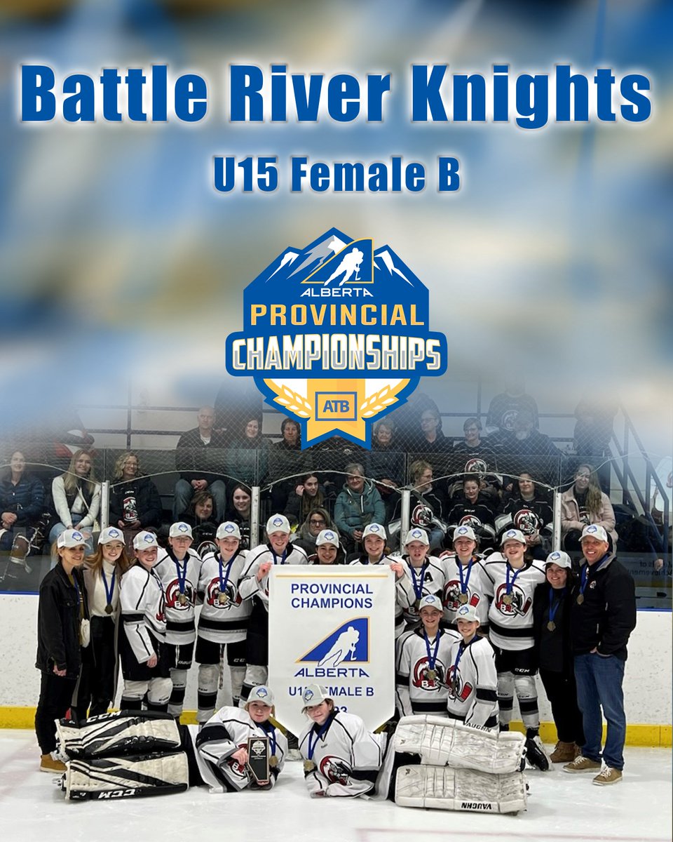 The Battle River Knights are your U15 Female B Provincial Champions!

#HAProvincials #TeamATB