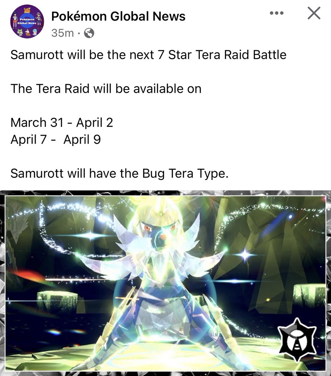TheGamingJoint's tweet image. It’s happening!!!! New 7 star raid! #pokemon #PokemonScarletandviolet #7starraid #pokemonevent #nintendo