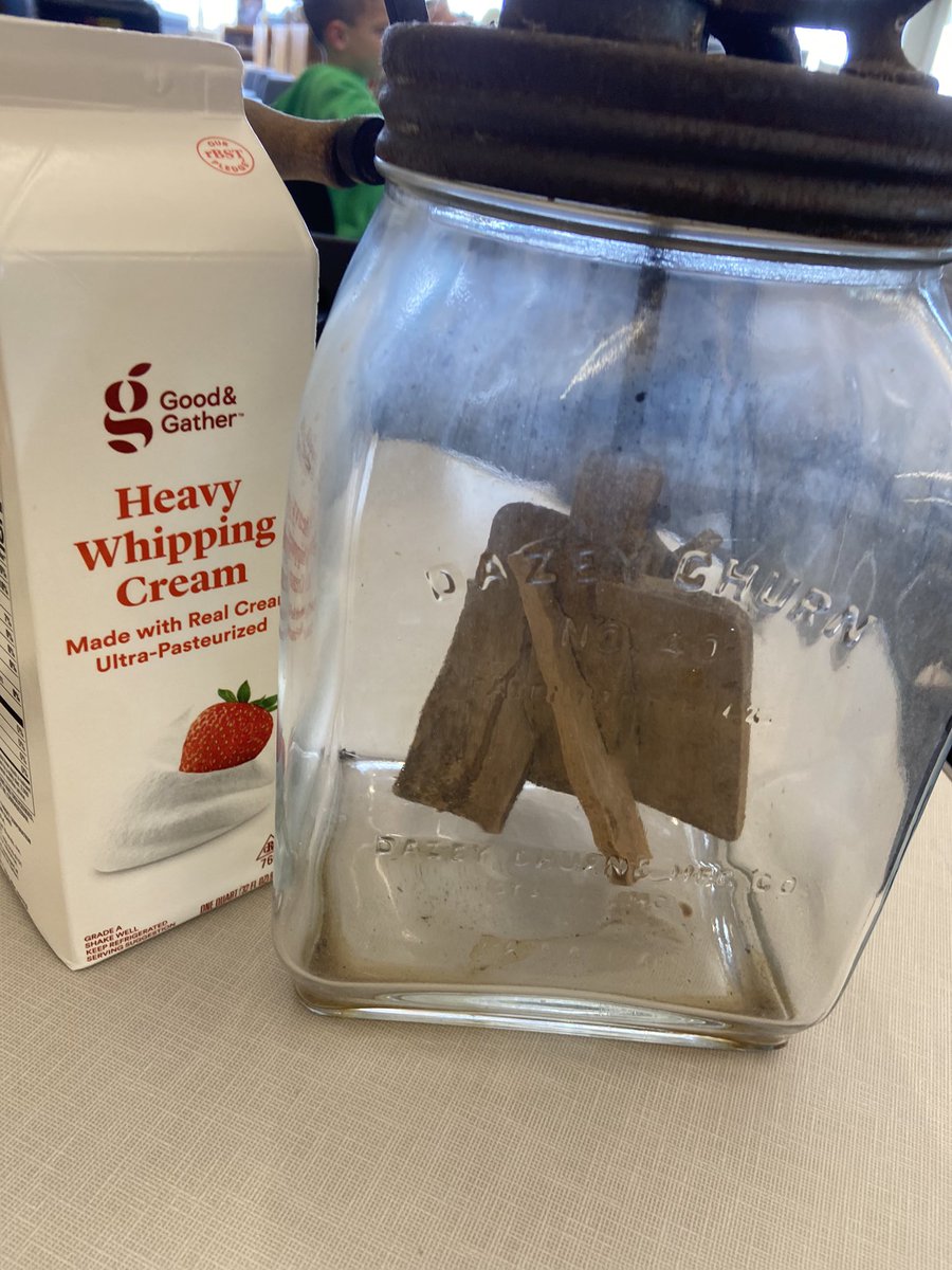 MsVteachesMe's tweet photo. Mrs. Daniels’s first grade class visited the @WSElibrary to learn how people made butter long ago. https://t.co/6grPRgrhi7