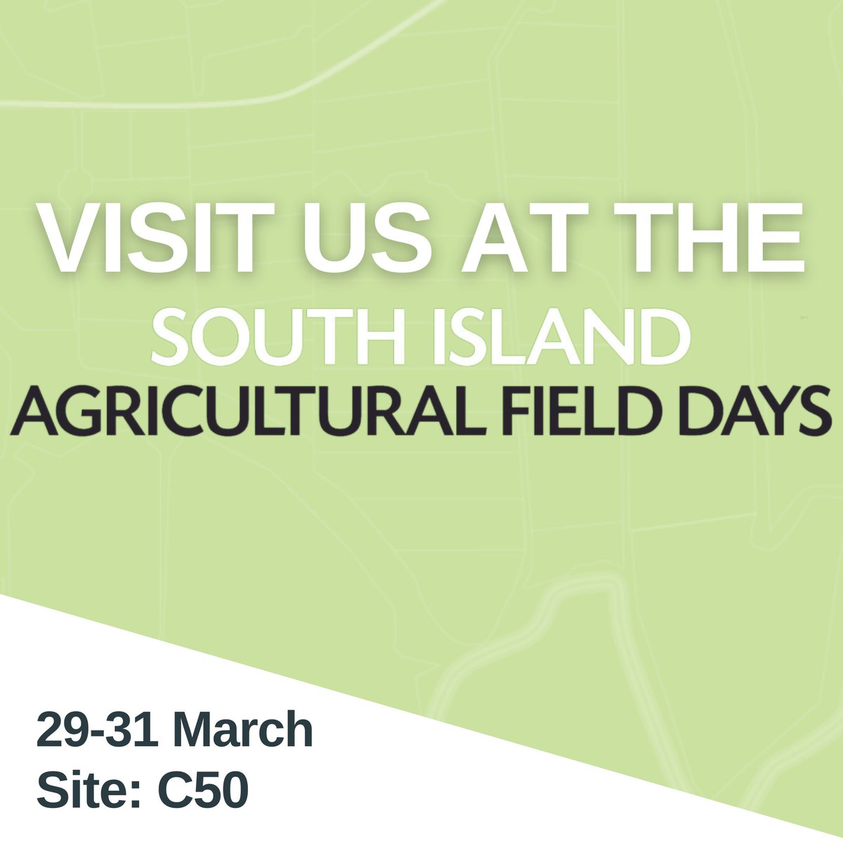 We are heading down to the South Island Agricultural Field Days ☀️

Pop by site C50 in the Agri marquee to chat with the team about FarmIQ and @Farmax, and while you're there you don't miss the opportunity to enter into the draw to win an iPhone or Samsung 📱 

#nzfarming #SIAFD