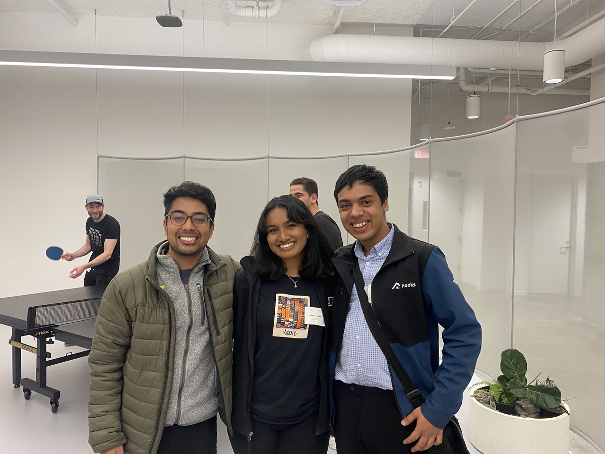 Unexpectedly won first place at the <a href="/LatchBio/">LatchBio</a> AI+Bio Hackathon in SF. Met these wonderful folks yesterday morning and built an application to extract social determinants of health data directly from a patient-physician conversation using OpenAI Whisper and Chat API. <a href="/vrtejus/">Vishnu Rajan Tejus</a>