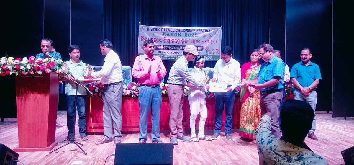 niranjankar's tweet photo. @WCDOdisha @OSCPSODISHA @OSCPSOD  District Level Children's festival Mahak 2022 was celebrated in the auditorium of Goutam Buddha sanskruti Bhawan, Jajpur on 09.11.2022 with an objective of explore the inner potentiality of children of CCIs. https://t.co/XJjX3baoIu