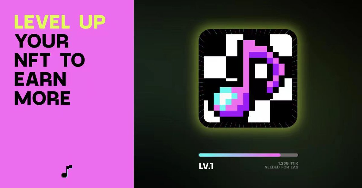 📢TikTokFi将带领15亿TikTok用户进军Web3，成为下一个现象级X2Earn！首次限量发行3333枚初代音符NFT！玩法特简单，刷视频就能赚$TIK代币！

🎁WL✖️ 5
 
To enter:
1⃣Follow 
@tiktokfi
<a href="/VIP8888883/">社会主义接班人</a> 
2⃣Like❤️+ RT✅
3⃣Tag 3 Friends

⏰End: 48H
#NFTGiveaways #NFT #TikTokFi