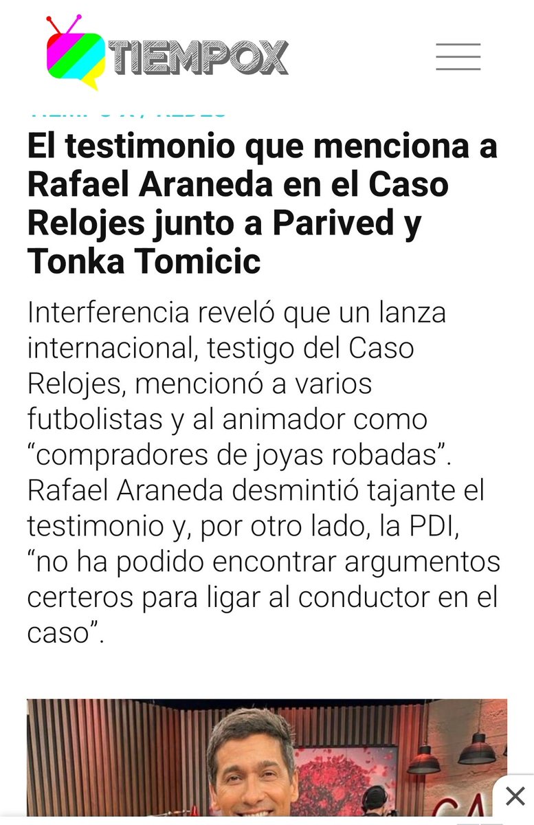 LucyHerSan's tweet photo. Oye @mvacarezza a ti que tanto te gusta opinar de la delincuencia en Chile, que opinas que tu marido aparezca mencionado como uno de los compradores en el caso relojes? #parived #tonka https://t.co/VcrfjxHrLz
