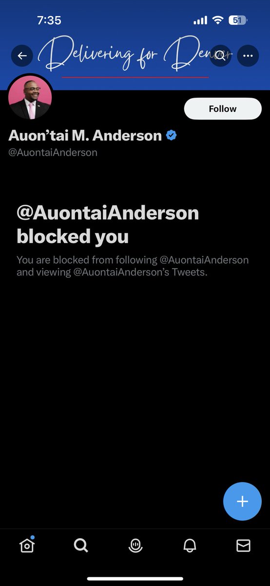 MayorBubblesCO's tweet photo. Tay Tay blocked me for my retweet. However, that never keeps me away. Here, in the 2nd photo, we can find him humiliating a concerned parent. #Denver #TayAnderson @DecayDenver @libsoftiktok https://t.co/bhbCOHfp5A