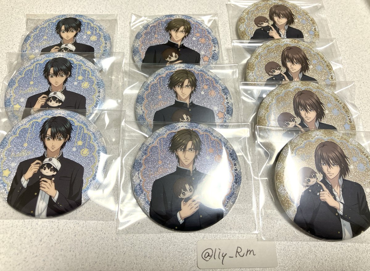 liy_Rm's tweet photo. 🌷交換
新テニスの王子様 テニプリ おきがえぬいぐるみといっしょ 缶バッジ グリッター

譲：越前3,手塚3,不二4,跡部3,柳3,千歳4

求：白石

31日以降の発送となります。
検索からもお気軽にお声がけ下さい。 https://t.co/YkFo5zbt47