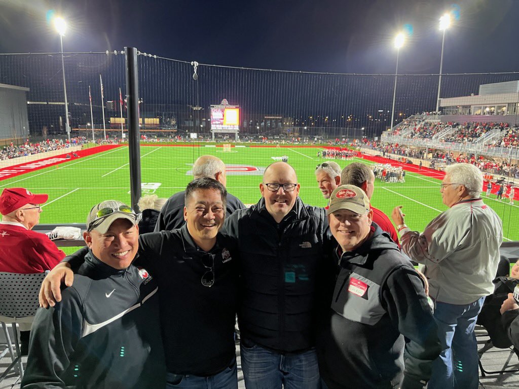 MattyLee_17's tweet photo. Great night at OSU/Rutgers game.  Saw friends and alumni and especially @stallionsboyslacrosse @maserick216 and @CarterHilleary_ #family https://t.co/X7F7ihmSMX