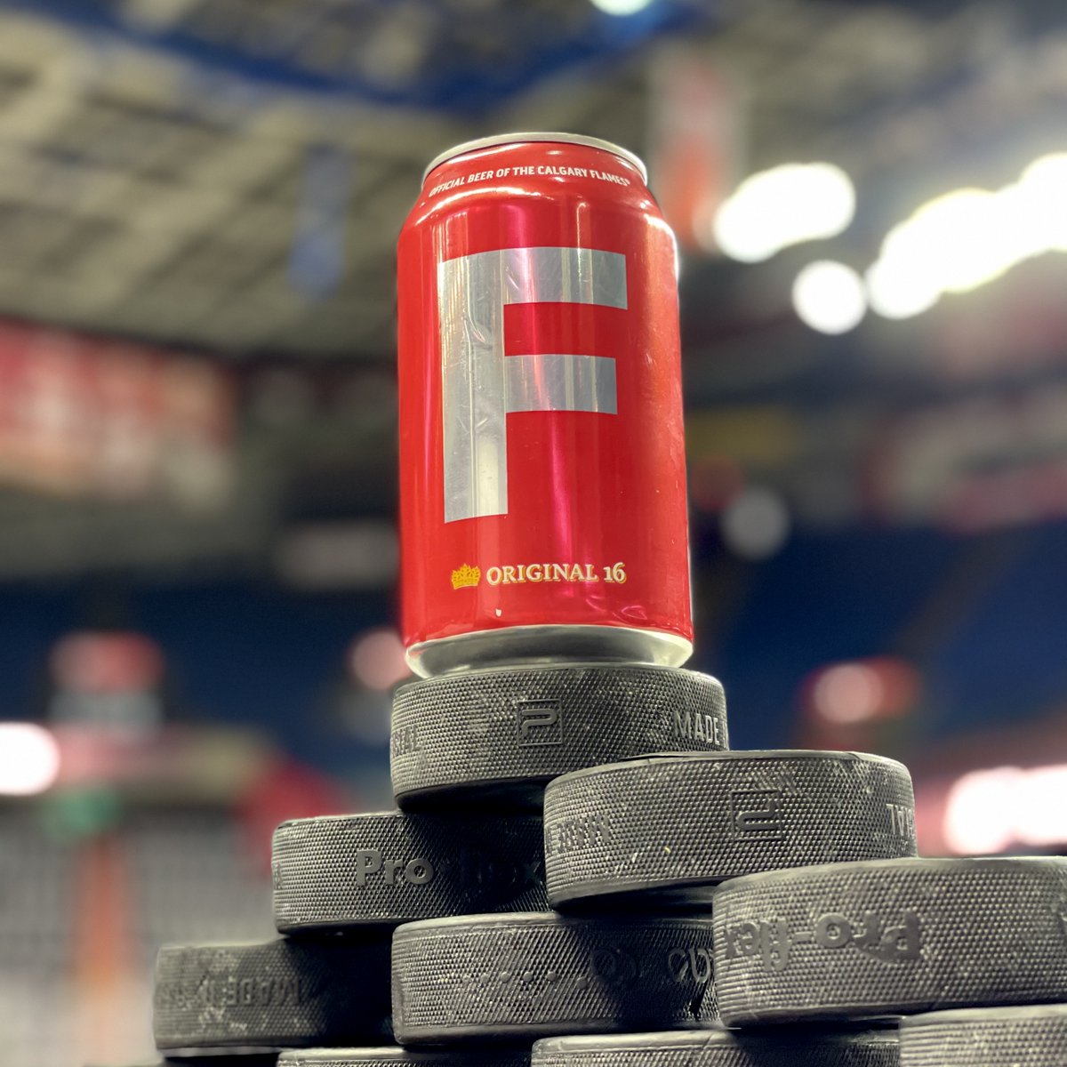 Our friends at <a href="/original16beer/">Original 16</a> have unveiled some 🔥 new cans and want to celebrate by giving away a Original 16 prize pack to a lucky #Flames fan!

Entering? Simple. Reply and let us know your favourite Flames player whose first or last name begins with the letter F!