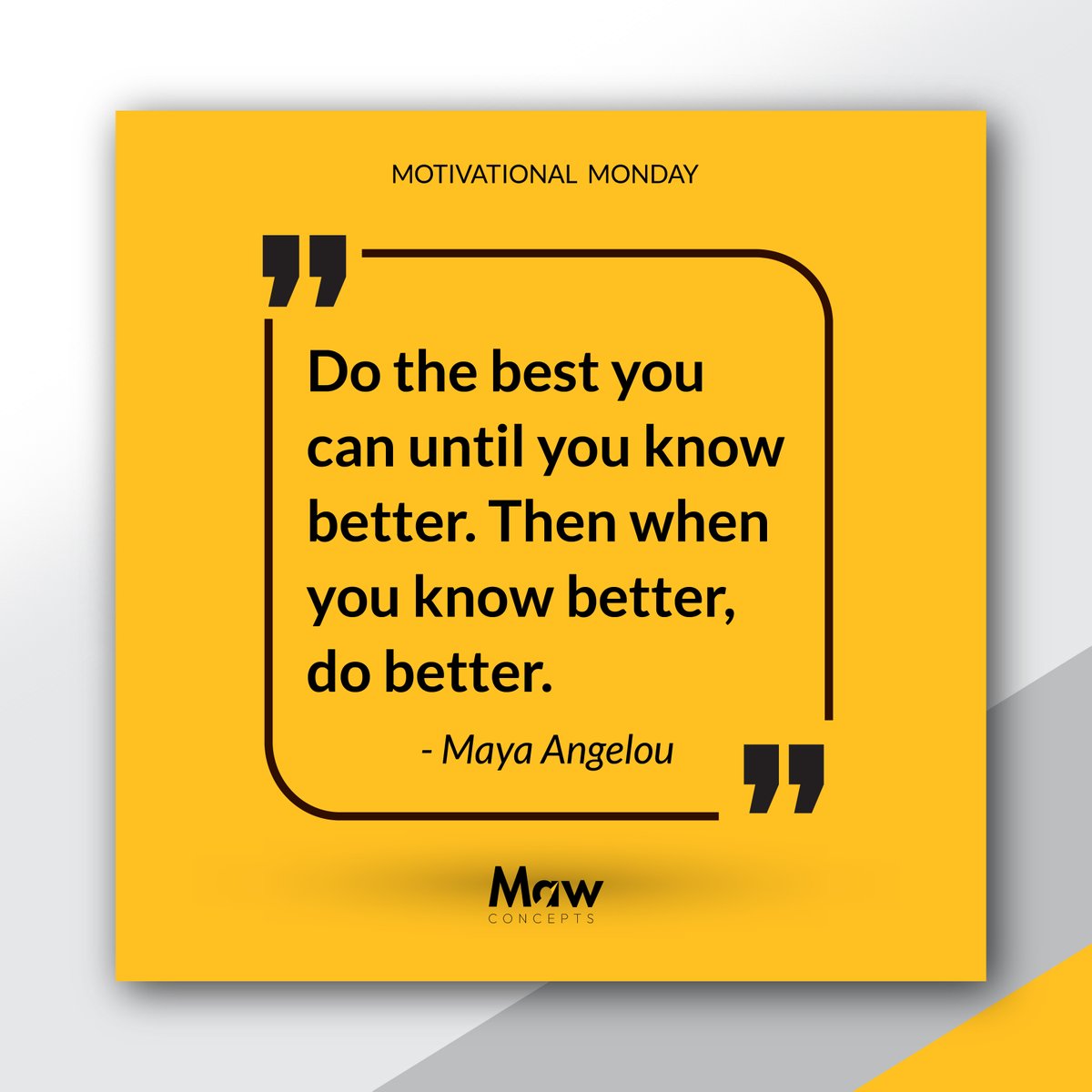 Rise and shine! It's Monday, Let's set achievable goals and work towards them with dedication and perseverance. Remember, each day is an opportunity to learn, grow, and improve. So, let's make the most of this week and make it a great one! 💪
#MondayMotivation #quote #quotesdaily