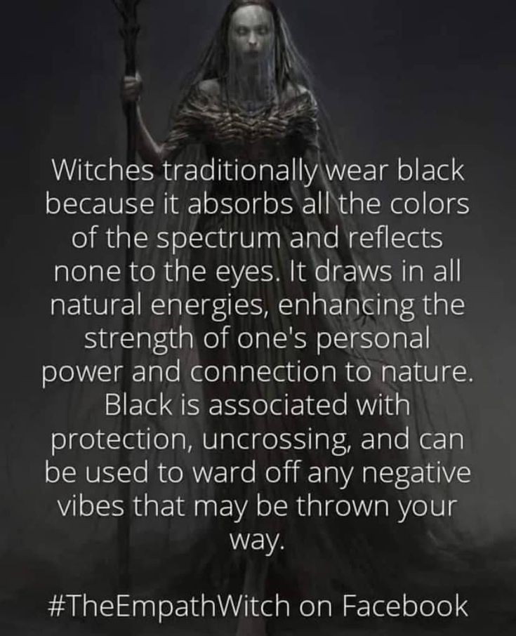 thewitchbrmclst's tweet photo. Witches wear Black https://t.co/wiafS9gOXm