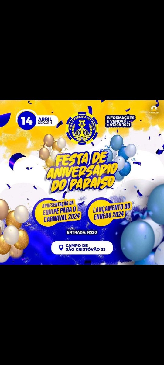 Todos serão muito bem vindos.