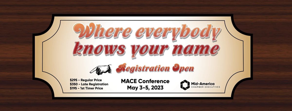 chamber_mid's tweet photo. 📣DON'T WAIT TO REGISTER FOR THE GREATEST CONFERENCE OF 2023! 📣 EARLY BIRD PRICING UNTIL APRIL 15th! 📣
Join us in Sioux Falls May 3-5th. 
Use the link below: https://t.co/UzC7ZpAHPQ https://t.co/DvQLGLZaMC