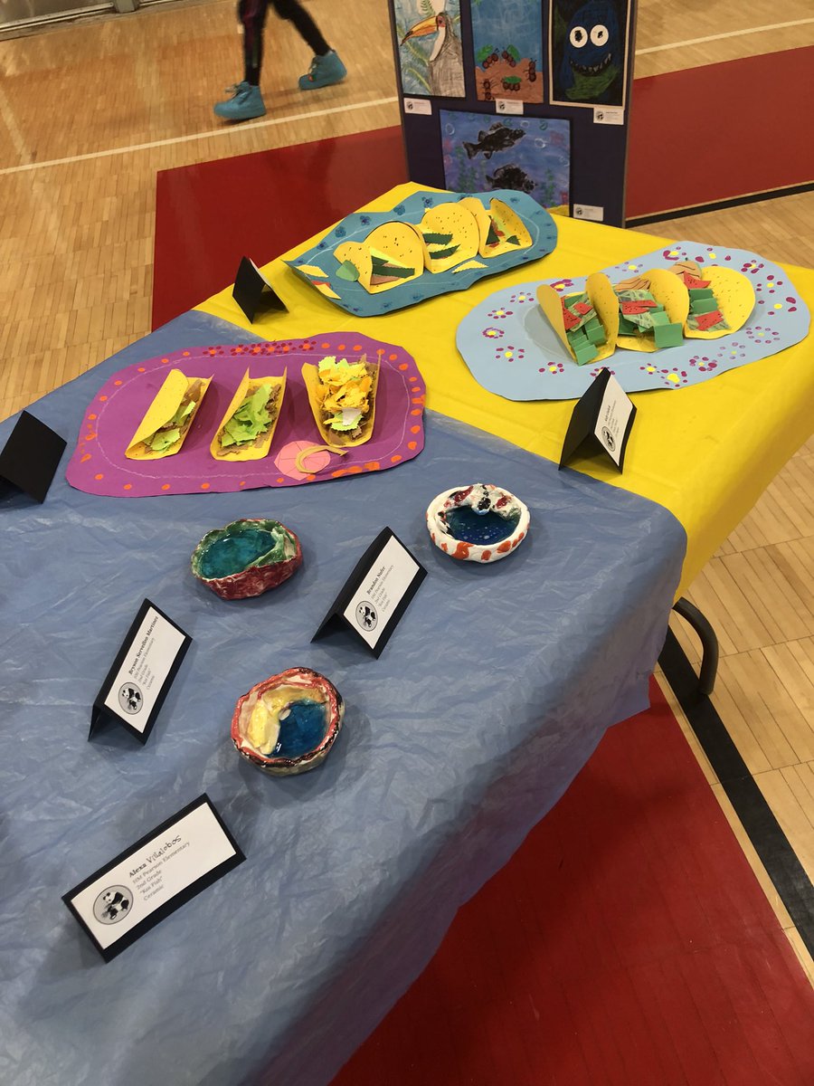 Fauquier County Fine Arts festival was a success! I wish I could have been there for both days, but I was elated by the turnout. Now for the Pearson art show… #fcps1arts #elementaryart