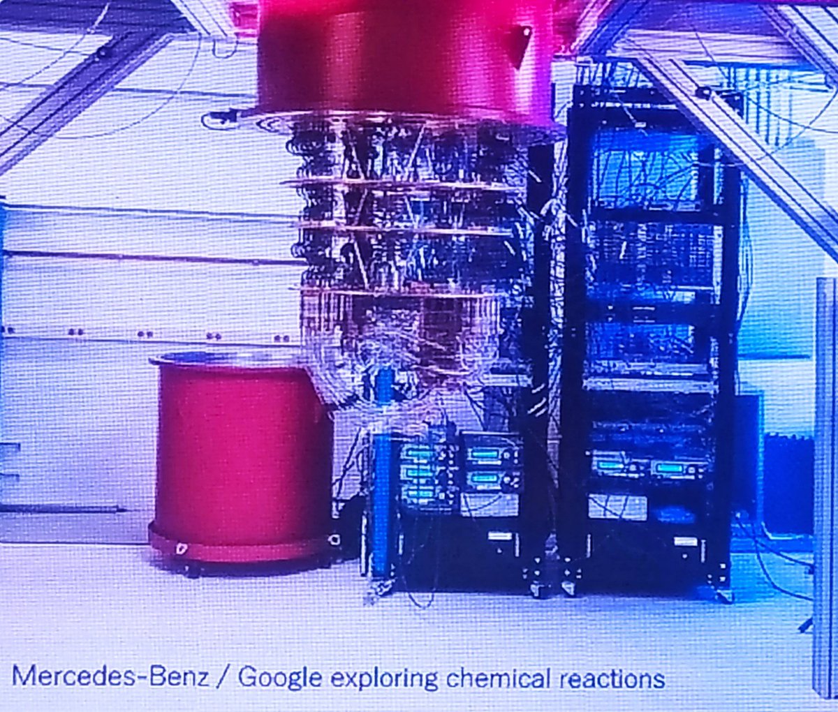 La #colaboraciónempresarial Google/Mercedes Benz en la investigación de computación cuántica es clave hacia la innovación y el desarrollo de nuevas tecnologías. Emocionante ver cómo cambiará el mundo y cómo podemos prepararnos #computacióncuántica #innovacióntecnológica🤓🤓