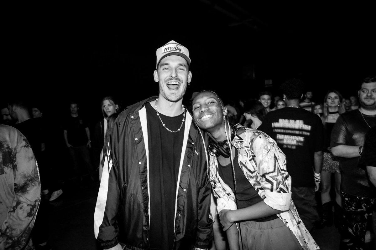 Griz's tweet photo. Miami music week is like edm prom and it’s kinda cute actually seeing everyone hanging out 🥹 https://t.co/uU1rOL1AFi