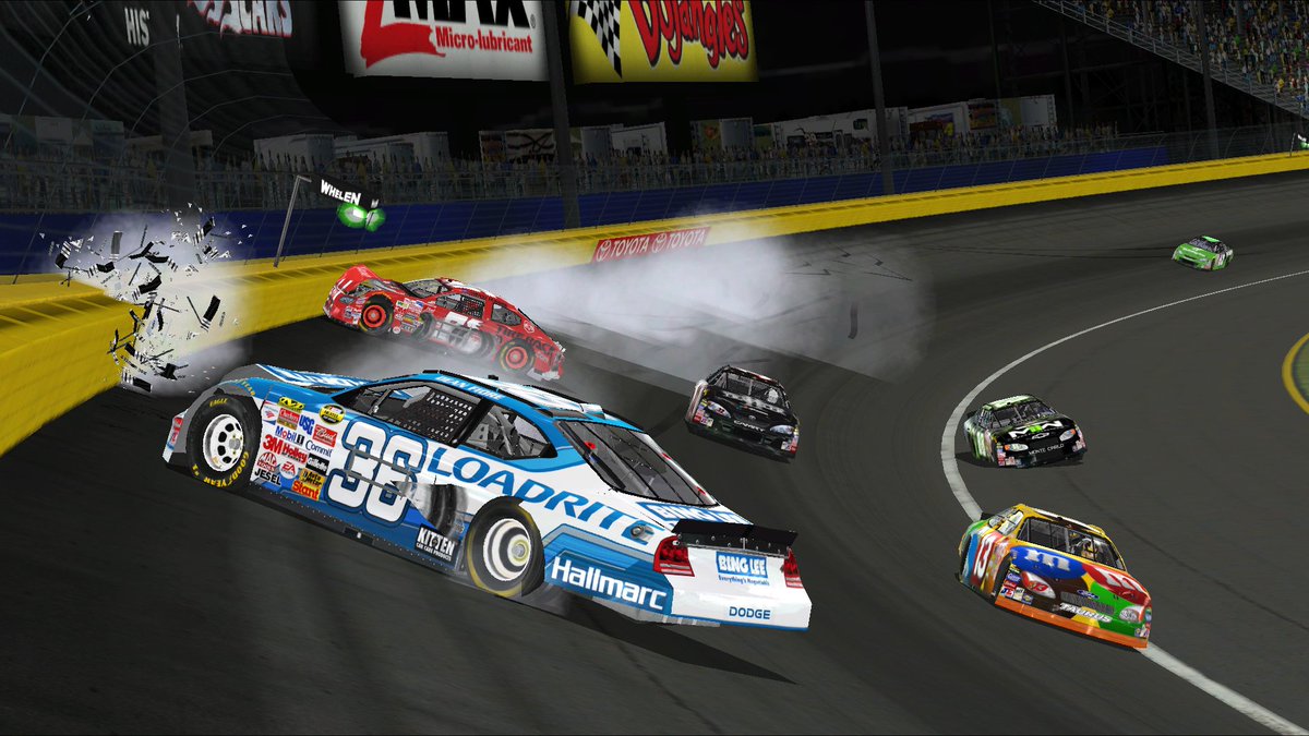 stickbug_en's tweet image. That... happened? A record field led to record chaos, and despite racing smartly to stay out of trouble, we couldn&apos;t avoid it for ever... a hard hit into the wall left our car somewhat compromised, but Fiore fought hard in the closing stages to hang on to 10th in a tough race.