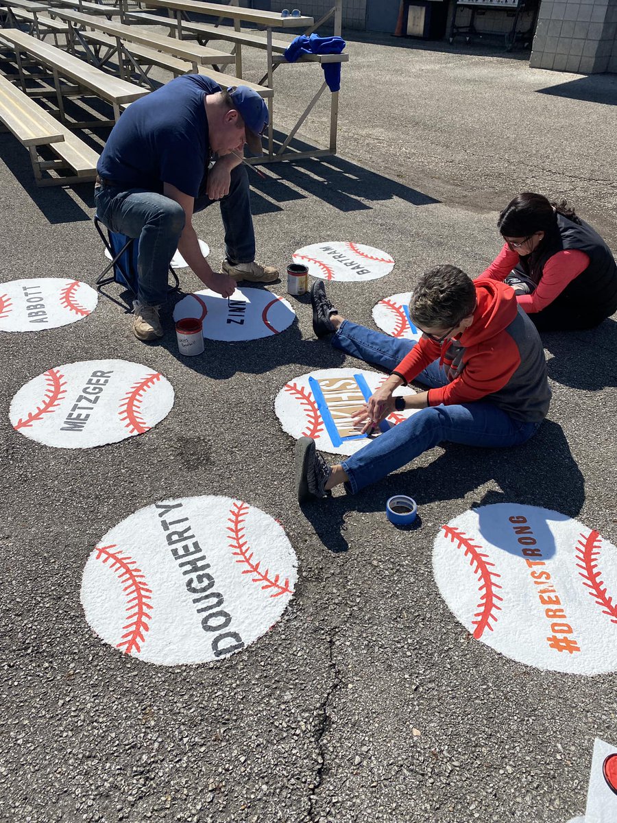 Kwolvesbaseball's tweet photo. So this happened today!
#SeniorLogos
#DrewStrong 🧡
#SeniorMomsAndADad
#ItsGettingREAL
💙🐺⚾️
#skoWolves @WKHS_Krazies  
#ItsWorthIt @WKHSWolves https://t.co/Pnl4qlBrnq