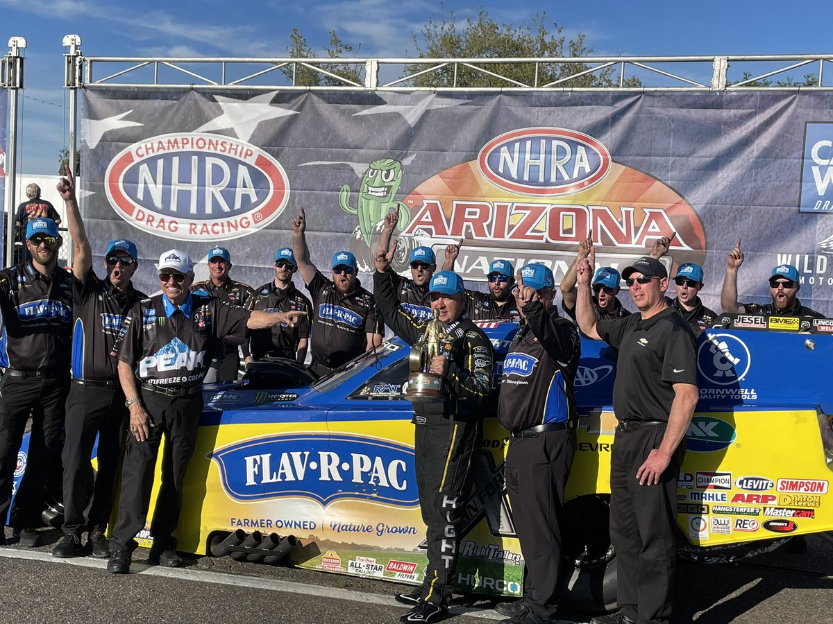 @JFR_Racing @roberthight7000 @NHRA @FlavRPac @TeamChevy @BaldwinFilters @WeldRacing @SimpsonRacing @hurcousa @RaceWHP Great job, Robert!!!