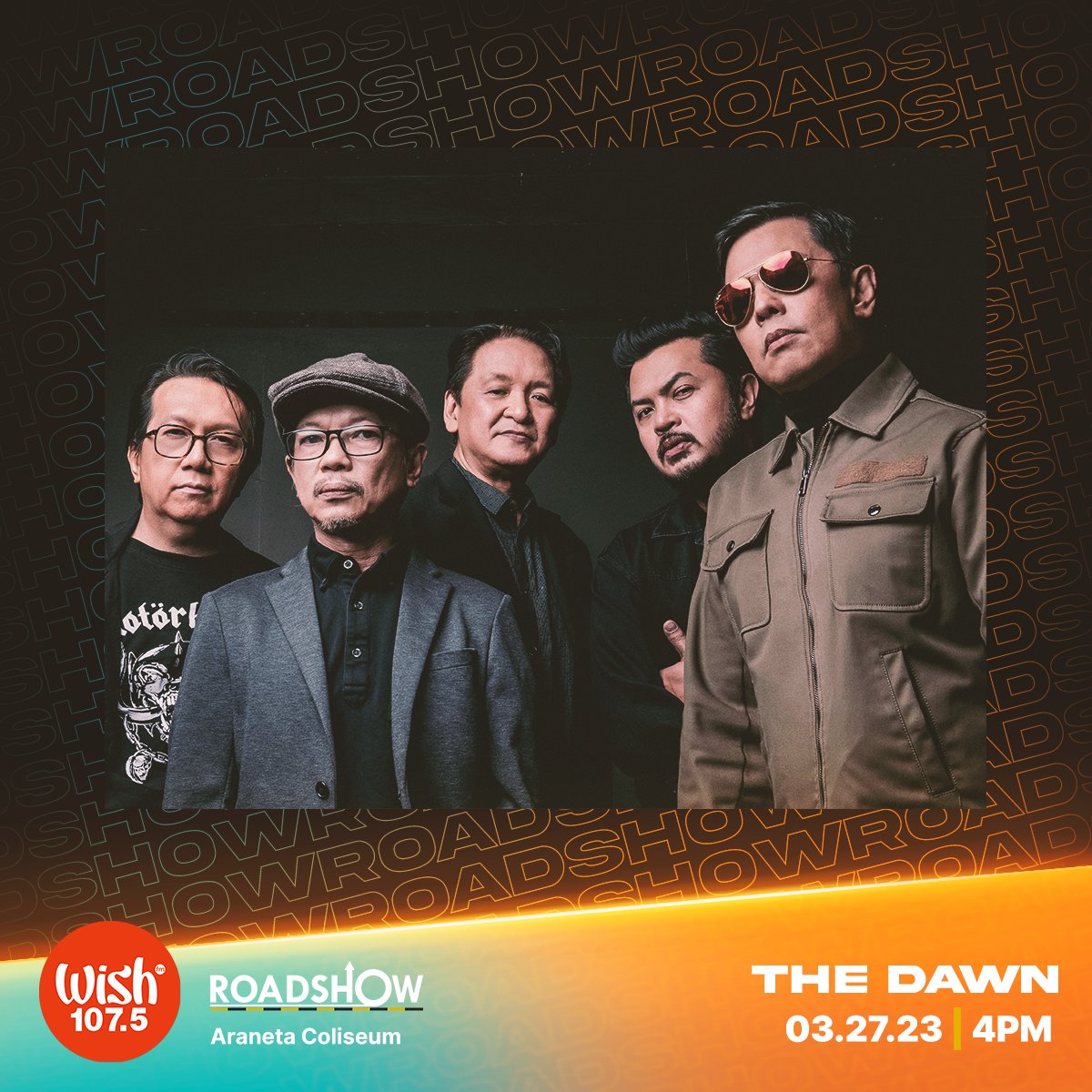 wish1075's tweet photo. Multi-awarded rock band @thedawnph, singer-songwriter @JasonJamesDy, and P-pop group @PressHitPlay will return to the Wish Bus on today's Roadshow!

Head over to Araneta Coliseum (Green Gate) and watch their live performances later at 4 p.m. PHT! https://t.co/tUDEwLC4AP
