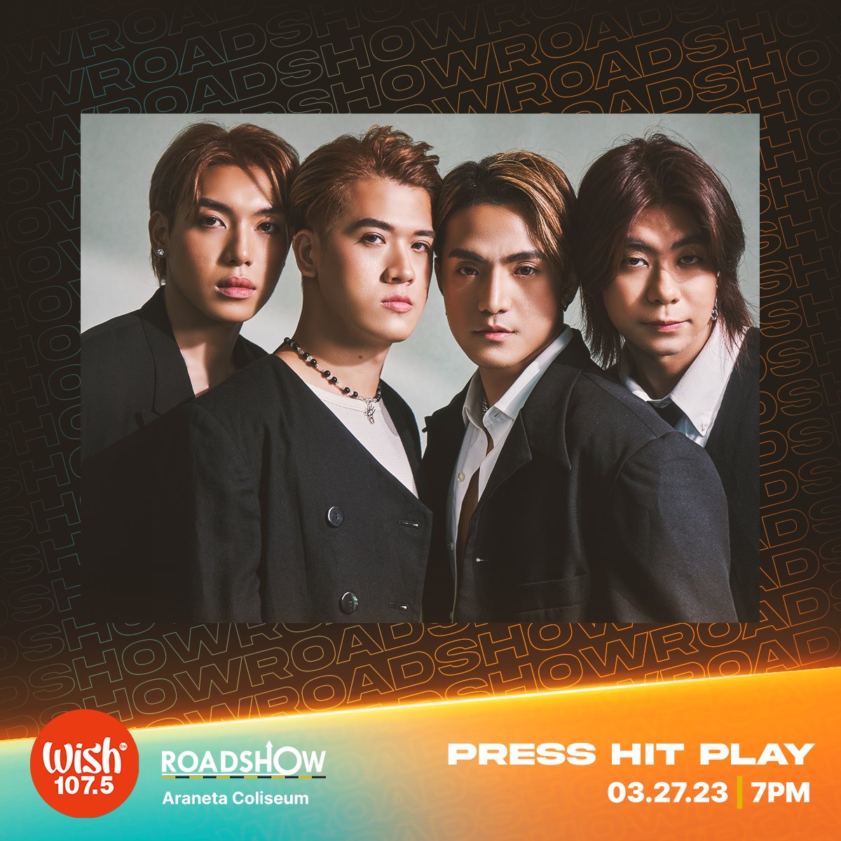 Multi-awarded rock band <a href="/thedawnph/">TheDawnPH</a>, singer-songwriter <a href="/JasonJamesDy/">Jason Dy</a>, and P-pop group <a href="/PressHitPlay/">Press Hit Play Official</a> will return to the Wish Bus on today's Roadshow!

Head over to Araneta Coliseum (Green Gate) and watch their live performances later at 4 p.m. PHT!