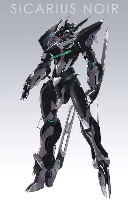 オリジナルメカ「シーカーリウスノワール」(漆黒の暗殺者)メインイラスト完成しました～
#イラスト #ロボット #イラスト好きな人と繋がりたい #落書きギルド #Mecha #doodle #Robot #commissionsopen 